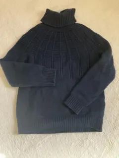 ✳︎SLOANE ✳︎スローン✳︎ネイビー タートルネックニット