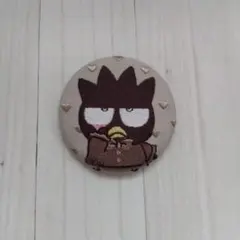 サンリオ バツ丸 刺繍 缶バッジ