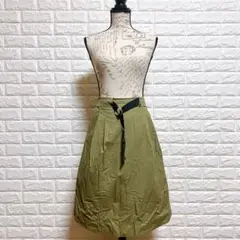 RUXE de’vance【38】コットンスカート カーキ 卒業式 入学式 通勤