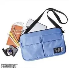 PEANUTS SNOOPY青 ショルダーバッグ