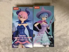 【未開封品】Re:ゼロ ラム レム フィギュアセット ラウンドワン限定 プライズ