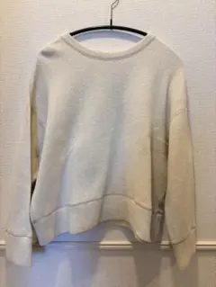 お値下げ☆NATURAL LAUNDRY アイボリー 長袖セーター サイズ2のサムネイル