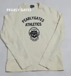 PEARLY GATES スウェット トレーナー ホワイト - メルカリ