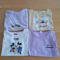 女の子　Tシャツ4枚セット　130