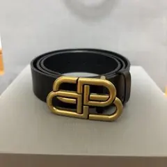 希少]BALENCIAGA ロゴバックル クロコダイルベルト 95cm - メルカリ