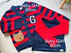 【美品】ベビーギャップセーターとTシャツ2枚セット
