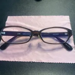 JINS ブルーライトカットメガネ ダークブラウン