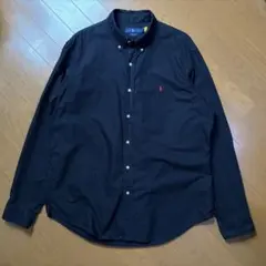 極美品◯RALPHLAUREN クラシック フィット BD シャツ 黒 XL