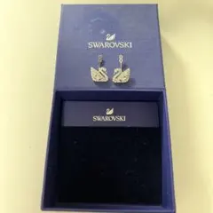 swarovski スワン ピアス ジャケット