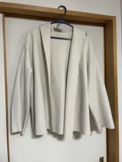 23区 ノーカラージャケット アイボリー 38