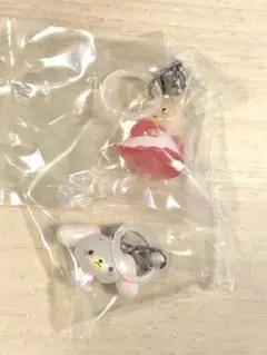 サンリオ　ゆるっとめじるしアクセサリー　マロン　しろうさ　セット