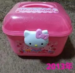 平成レトロ】ハローキティ バニティケース 小物入れ 2001年製 サンリオ
