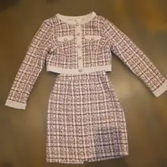 JEWELS　ジュエルズ　ツイード　セットアップ　S