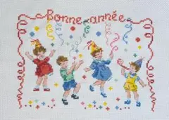 クロスステッチ完成品（ヴェロニクアンジャンジェさん）