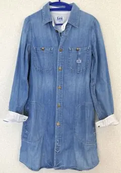 ROSSO×Lee ロッソ×リー デニム 長袖 シャツワンピ エドウィン