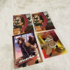 僕のヒーローアカデミア ホークス ポストカード クリアカード4枚セット
