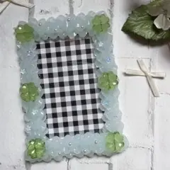 ホイップデコ 硬質トレカケース クローバー グリーン シンプル