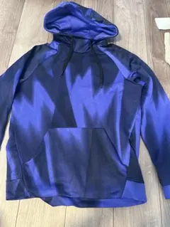 ナイキ DRYFIT パーカー メンズ M 紫 スポーツ