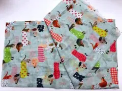 スカーフ　ショール　ストール　大判　犬柄　大きい　ダックスフンド