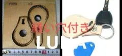 縫い穴付き　キーケース キーホルダー 型の抜き型　レザークラフト