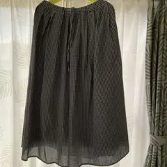 エルモ様専用‼︎ ほぼ未使用‼︎ギンガムチェック　フレアスカート