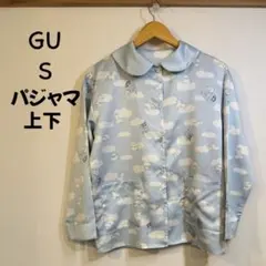 GU ジーユー　パジャマ上下　クレヨンしんちゃん　ライトブルー　S　レディースのサムネイル