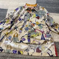 【希少】ツモリチサト TCコミックプリント シャツ シルク100% 希少】ツモリチサト TCコミックプリント シャツ シルク100% - メルカリ