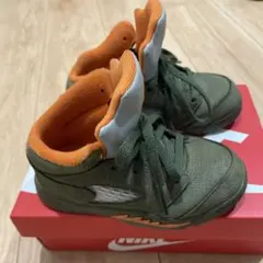 Nike kids Jordan 5 retro カーキ　15cm