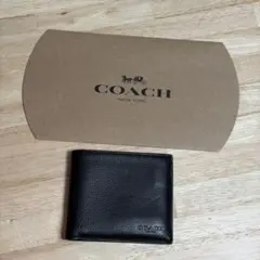 COACH 二つ折り財布 ブラック F74991のサムネイル
