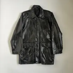 80s Leather jacket coat vintage archive