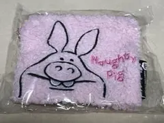 ひつじのショーン もこもこスクエアポーチ いたずらブタ ガチャガチャ