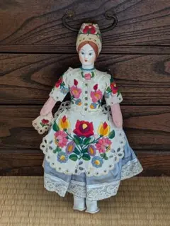 古マイセン大型フィギュリン『花摘みの男』美品◇1級品 ボタン剣