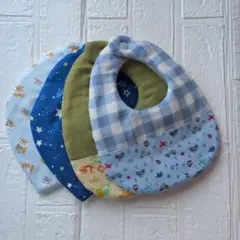 ★ハンドメイド　スタイ　よだれかけ 　　４枚セット