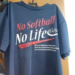 ソフトボール Tシャツ M ネイビー