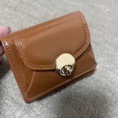 niko and.. ニコアンド オリジナルひねりミニ財布 三つ折財布 ブラウンのサムネイル