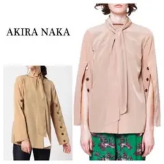 アキラナカ　AKIRANAKA シャツ　ブラウス　ボウタイのサムネイル
