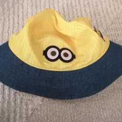 ミニオン バケットハット イエロー デニム
