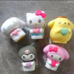 未使用品☆サンリオキャラクターズ エモきゅん人形すくい～ 5種セット ～
