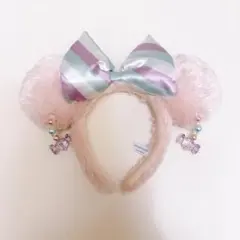 ディズニー ヴァネロペ カチューシャ ピンク イヤリングカチューシャ
