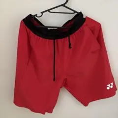 YONEX ハーフパンツ Mサイズ レッド