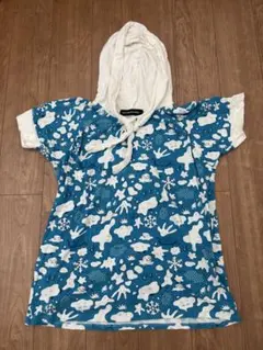 mercibeaucoup, ✳︎フード付き半袖Tシャツメルシーボークーアニメ目のサムネイル