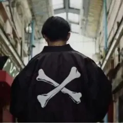 WTAPS ブラック クロスボーン　MA-1ジャケット