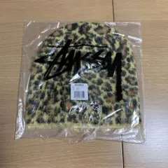 STUSSY SKULLCAP LEOPARD 新品 茶 ビーニー キャップ