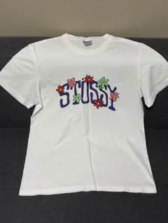 old stussy flower tee 美品 90s USタグ 希少 - メルカリ
