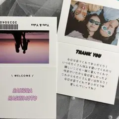 POPEYE風席札　写真入り　ペーパーアイテム