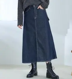【にゃにゃん様専用】SOMETHING デニムロングスカート