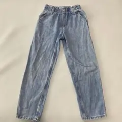 【キレイ】120cm〜130cmデニム 春デニム ウォッシュ ズボン ジーパン