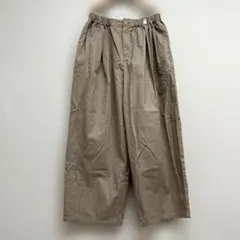 サマンサモスモス　ワイドパンツ　ベージュ　Lサイズ　綿100％　美品