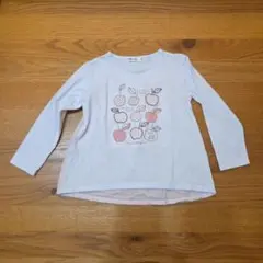Bebe　リンゴプリント 長袖カットソー