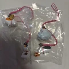 夏目友人帳 ニャンコ先生 徒然 根付ストラップ part8 4個セット
